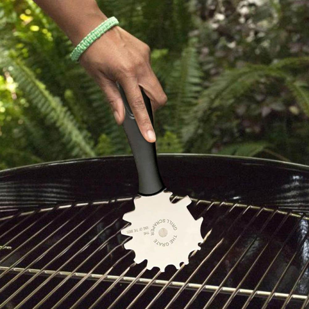 Hochleistungs-Grill Grillrost Reiniger-Schaber BBQ Clean Tools aus Edelstahl 