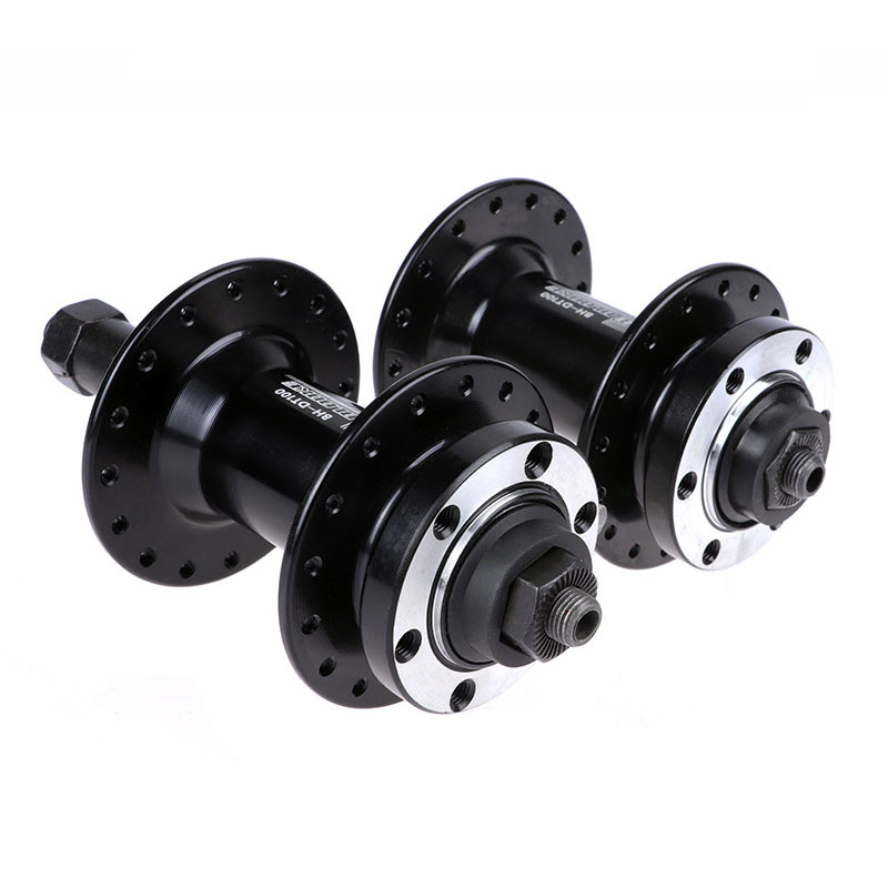 thumbnail image 2 of MIRODO Mountain Bike Front Rear Hubs 36 Holes Aluminum Alloy Disc Brake Hubs Quick Release 100/135mm Thru Axle 100/142mm 6-Pawls 120-Clicks 2/4 Bearings For HG 7-12 Speed Cassettes(Black,QR/Front 2 of 12