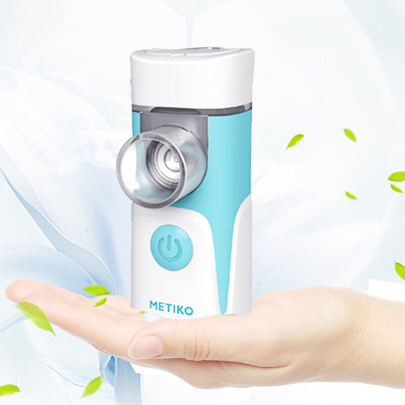 Mini Nebulizador de malla con música para niños y adultos, inhalador portátil con recarga USB, Nebulizador de mano para asma