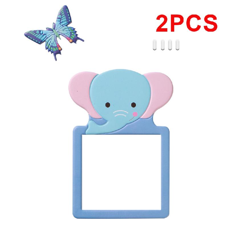 Switch Cover Wall Sticker Cute Cartoon 3D Socket Protective Household Socket Light Switch Sticker For