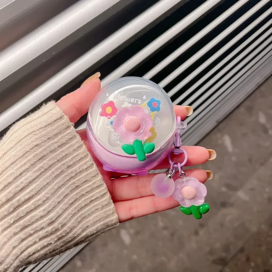 Voor OPPO Enco AIR 3/R2/r3 case mode Bloem Siliconen Transparante Oortelefoon Cover voor OPPO Enco R2 case: XS / Kaki