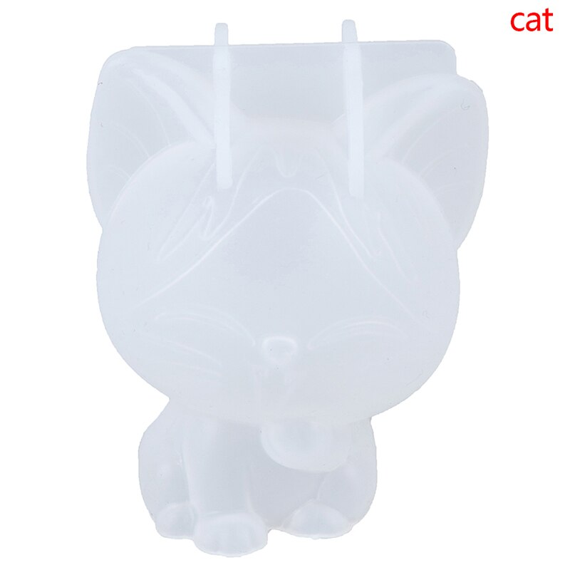 3D Silicone moule bricolage géométrie stéréo ours cerf chat tigre orang-outan moule Animal moule décoration ornement moule gâteau outil: Chocolat