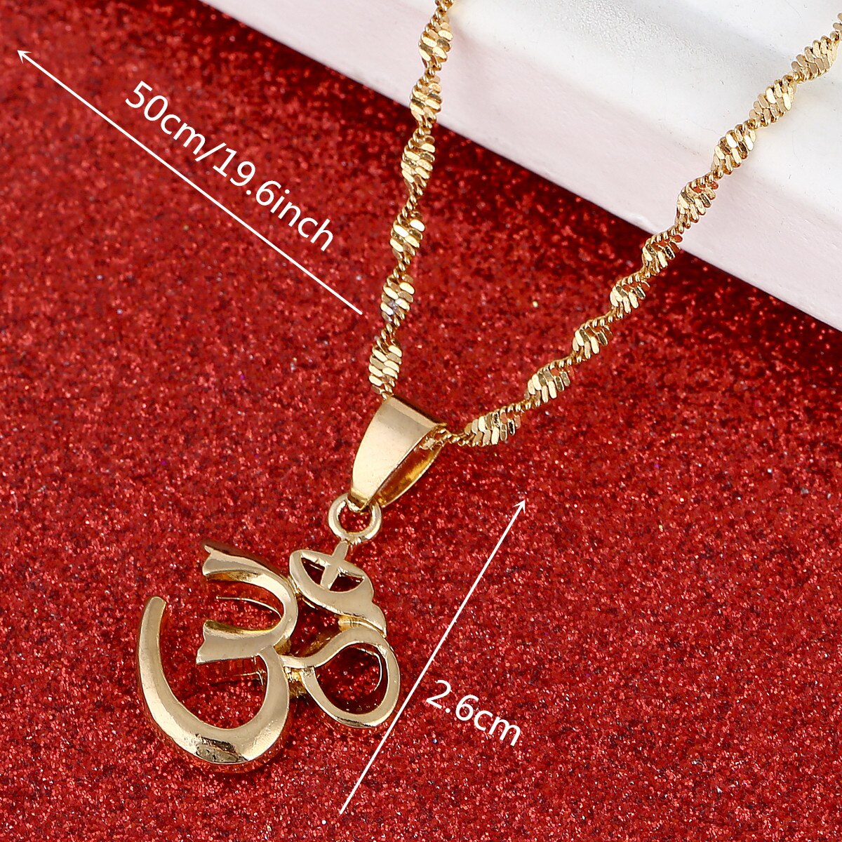 Hinduism Pendant Necklace Yoga Meditation Aum Om Ohm Sanskrit India Symbol Jewelry