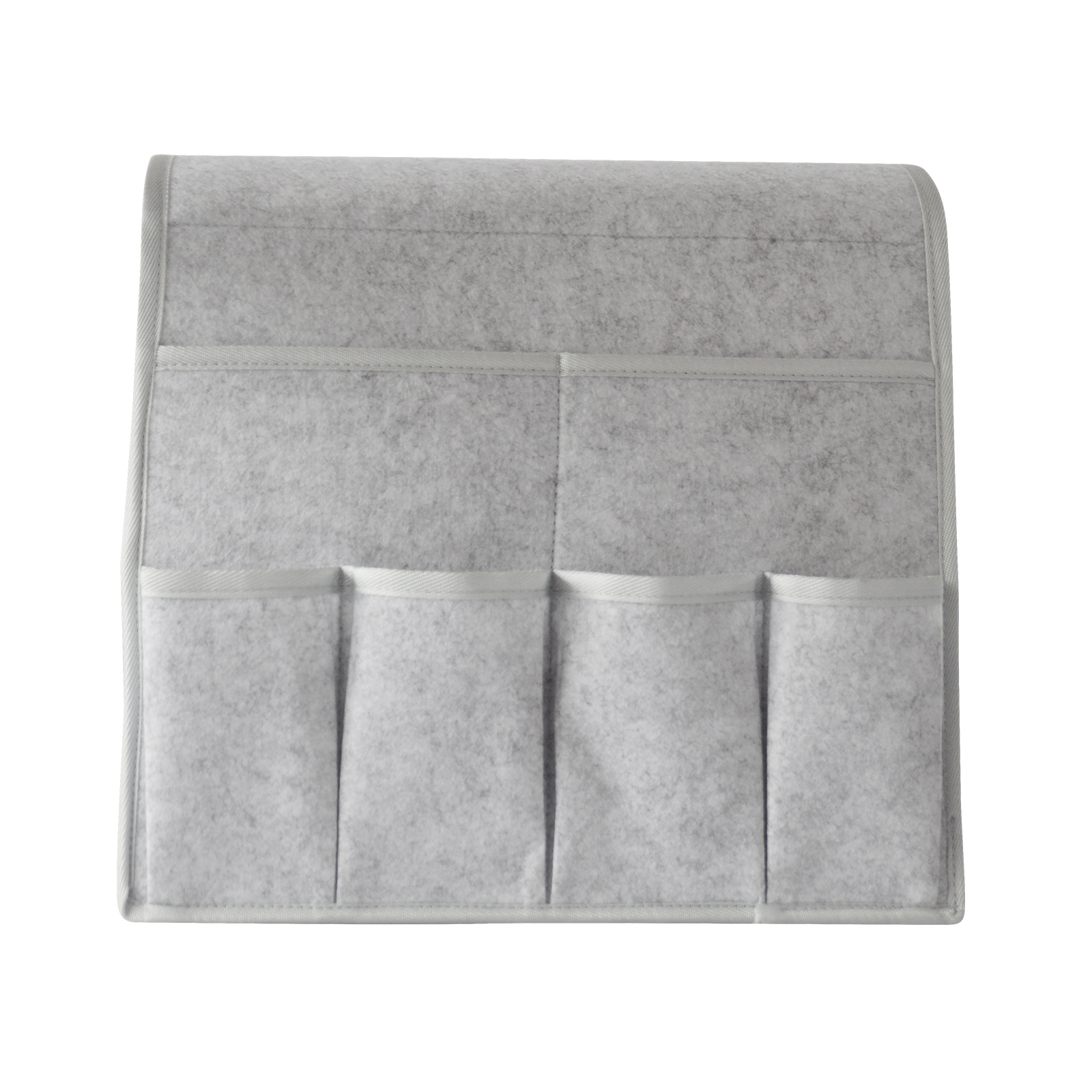 Sac de rangement suspendu pour fauteuil, caddie en feutre, organisateur d'accoudoir inclinable pour Magazine tablette téléphone portable télécommande: Lightpink