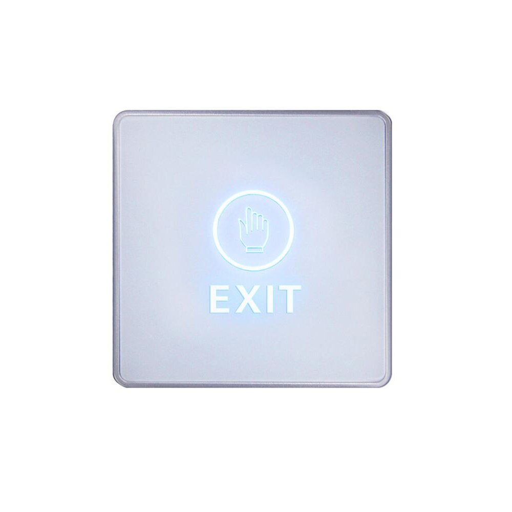 Bouton de sortie tactile rétro-éclairage bouton de dégagement de porte pour système de contrôle d'accès de porte ouverte adapté à la Protection de sécurité à domicile: Default Title