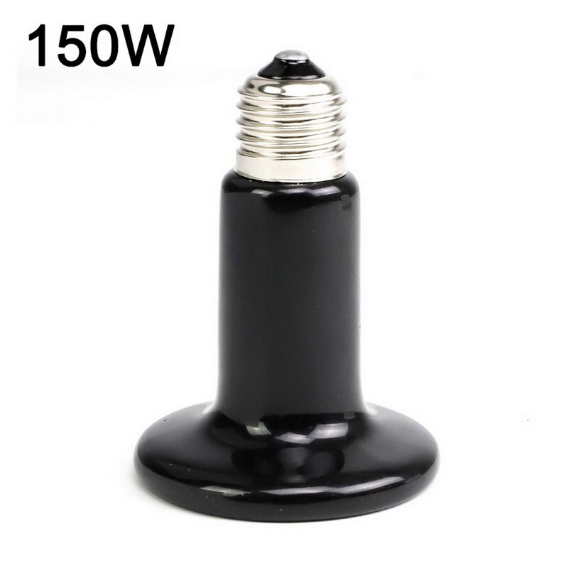 Heat Lmap Pet Reptile Far Infrared Ceramic Heating Lamp 220V Mini Heat Emitter Light Bulb 25W 50W 75W 100W 150W 200W: 150W