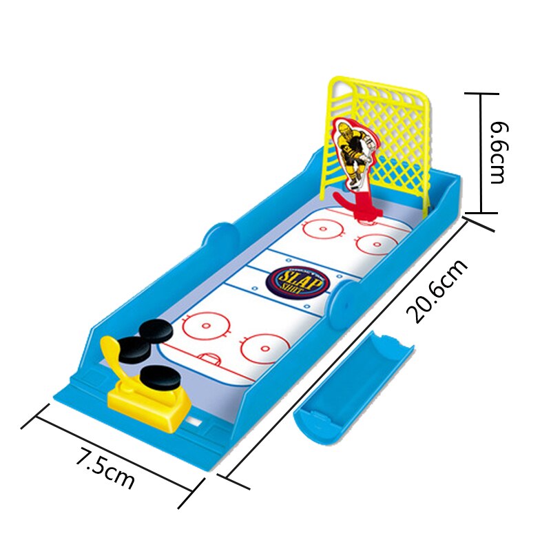 Hockey bordsspel leksak pojke/flicka barns pedagogiska interaktiva mini desktop hopfällbara leksaker finger