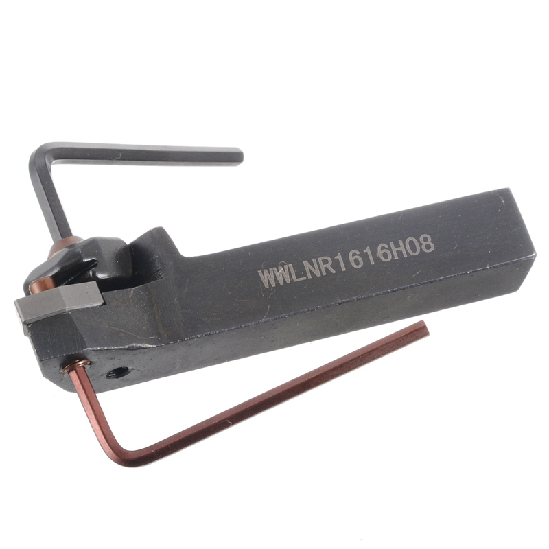 -1 Pc Wwlnr1616H08 Gereedschaphouder Boring Bar 16X125Mm + 4 Stuks Wnmg0804 Inserts Met L wrench Voor Draaibank Draaien Gereedschap