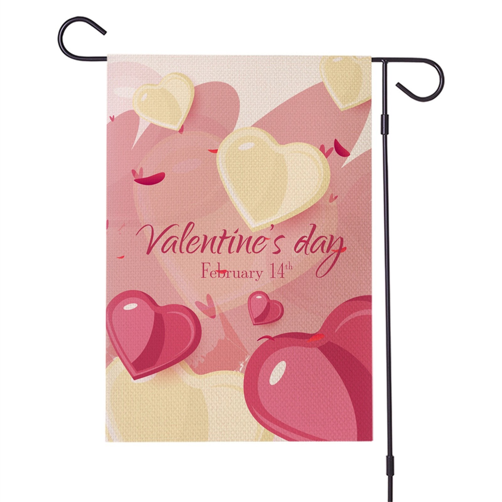 Valentijnsdag Tuin Vlag Straat Road Afdrukken Outdoor Decoratie Vlag Home Woonkamer Slaapkamer Decoratie Tuin Vlag