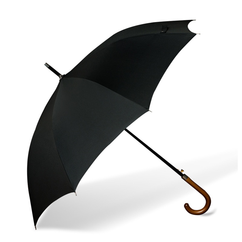 Versterken tegen wind en regen Paraplu Wind Proof Hout Lange handvat paraplu grote paraplu BUSINESS REGEN VOLLEDIG AUTOMATISCHE