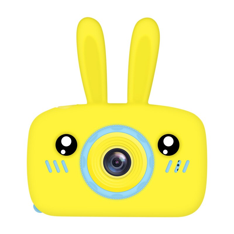 32Gb Kinderen Mini Camera Full Hd 1080P Draagbare Digitale Video Foto Camera 2 Inch Scherm Kinderen Voor kid Spel Studie: Yellow rabbit