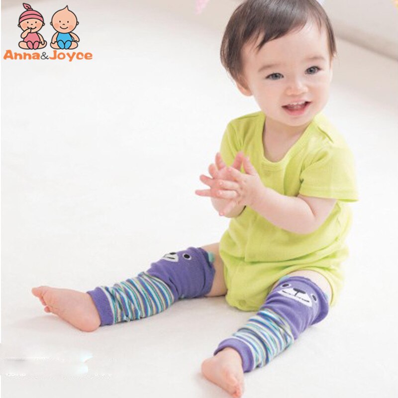 10pair/lot Cartoon Air Conditioning Baby Leg Warmers Baby Boys Girls Toddler Knee-length Striped Leg Warmer Atws1713