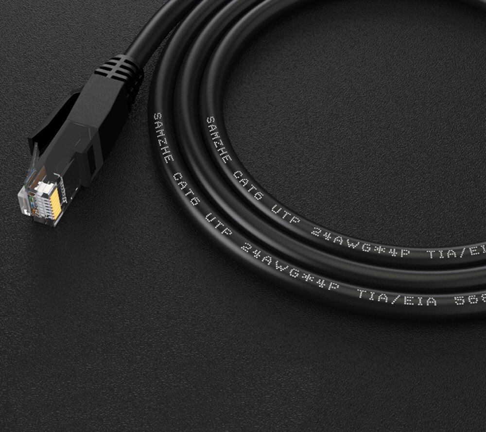 CAT6 UTP 24AWG*4P 20 meters Network Cable Outdoor High-speed Ethernet Cable Line 20m Cable RJ45 for Home Computer or IP camera