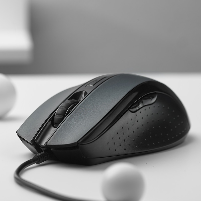 Rapoo-ratón Original N300 con cable USB para uso en el hogar y la Oficina, Mouse electrónico para juegos de competición, ordenador de escritorio, Notebook, negocios