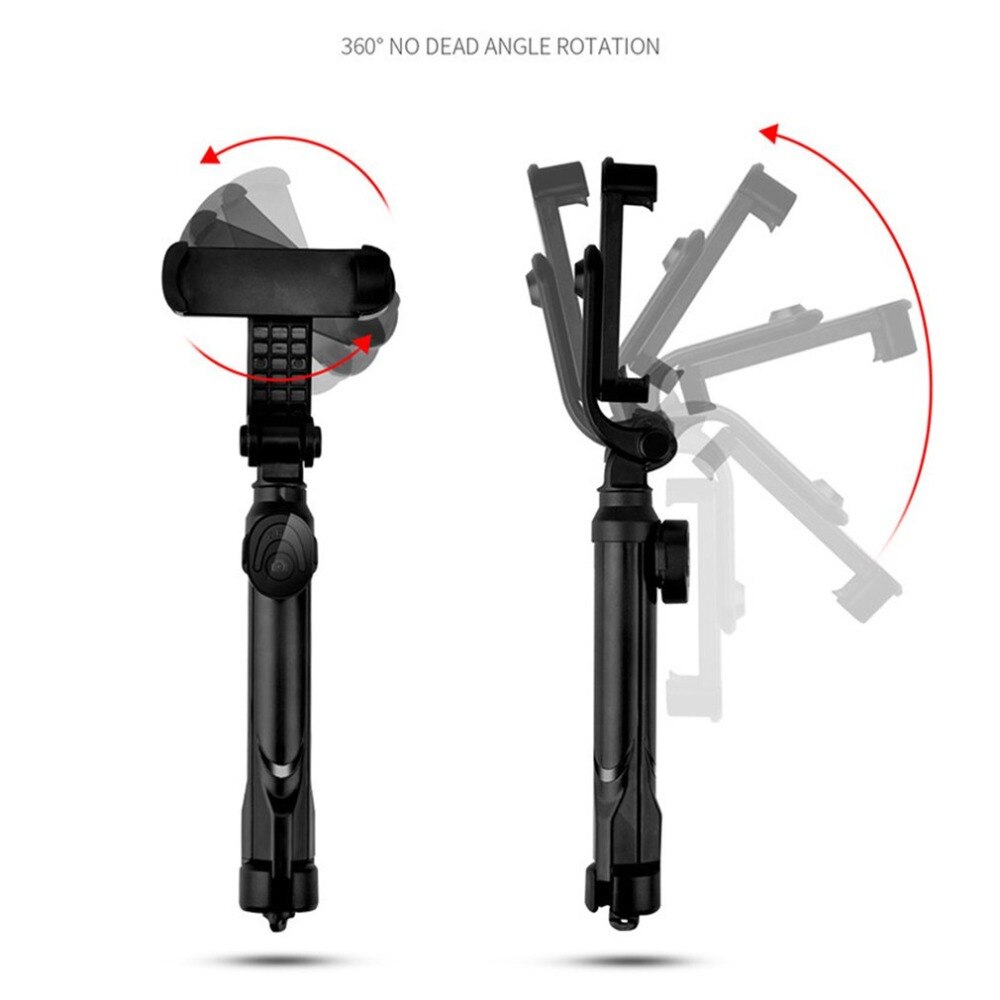 Mini statief monopod selfiestick bluetooth draadloos met knop pau de palo selfiestick voor iphone 6 7 8 android stick