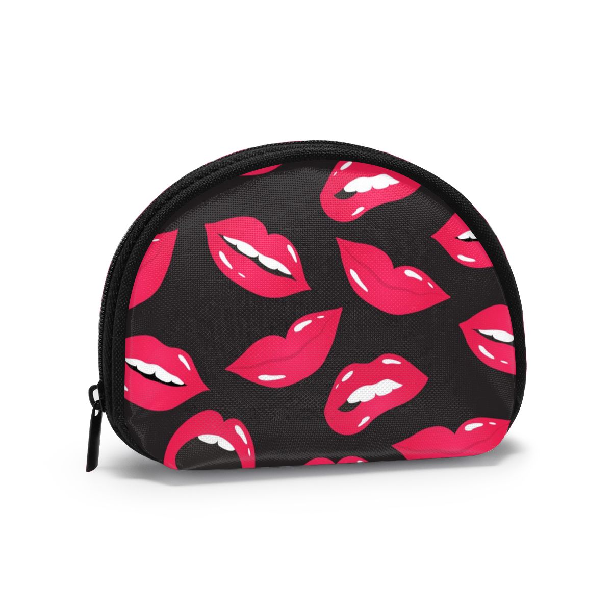 Moni Calf Leather Wallet in Lips