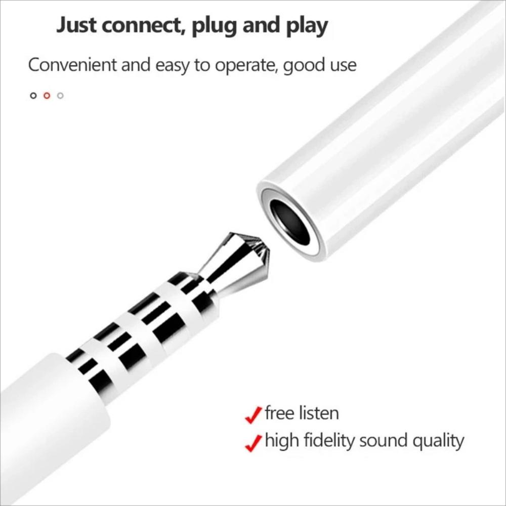 Dla IOS Adapter do 3,5 mm Jack AUX Kabel Do iPhone 14 13 12 11Pro Max Adapter męski na żeński Konwerter słuchawek Rozgałęźnik audio