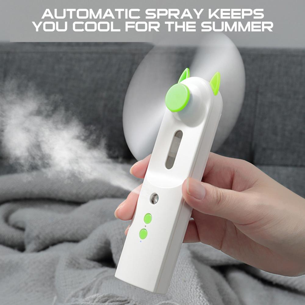 Usb Mini spray Fans Electric Portable Hold Small Fans Originality Small Household Electrical Appliances Desktop Electric Fan