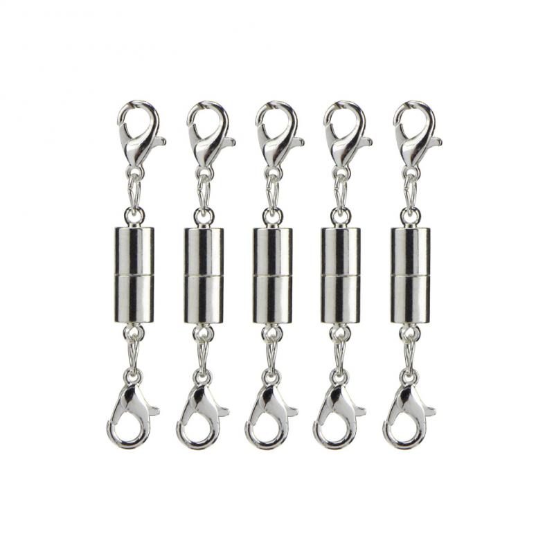 5pcs Magnetic Clasps For DIY Bracelet Necklace Chain Making Fasteners Clasp Buckle Jewelry Connector Findings Hook: 01 5pcs