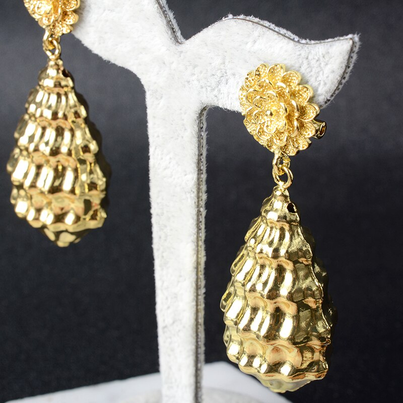 Zonnige sieraden klassieke sieraden voor vrouwen grote oorbellen romantisch voor bruiloft feest jubileum trendy oorbellen