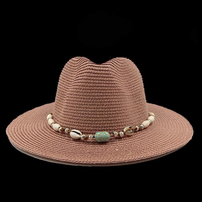 Jazz Top Chapéu de Palha Rosa Novos Acessórios Chapéu de Praia Chapéu de Homens e Mulheres Novo Chapéu de Sol Essencial Verão Praia Viagem: Preto