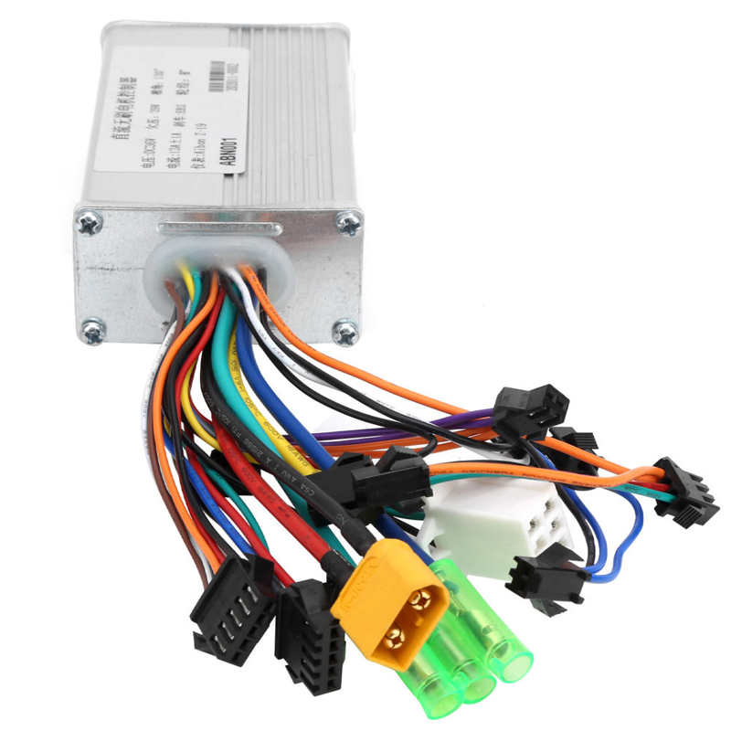 Electric Scooter Motor Controller 36V 350W DC Motor Speed Controller Electric Scooter E‑Bike Brushless Motor Control