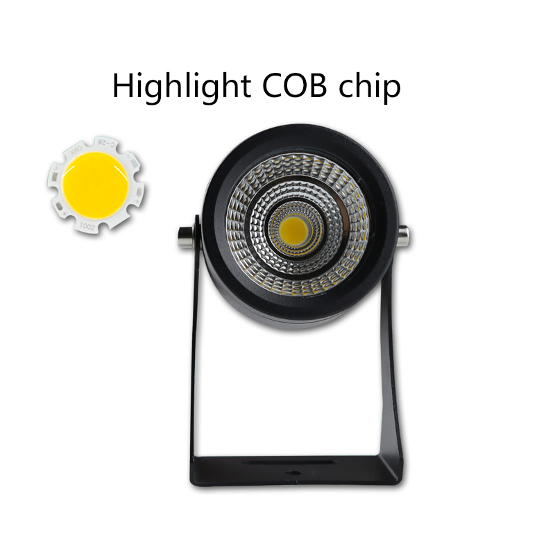 Outdoor spotlight 220V waterproof led floodlight 1W3W5W7W10W12W15W outdoor garden wall lawn light landscape courtyard tree lamp