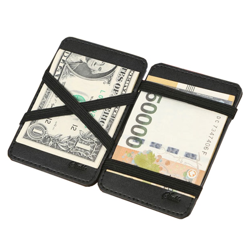 KUDIAN ours en cuir magique portefeuille hommes haute quantité portefeuille porte-cartes court petit sac à main carte organisateur BID111 PM49