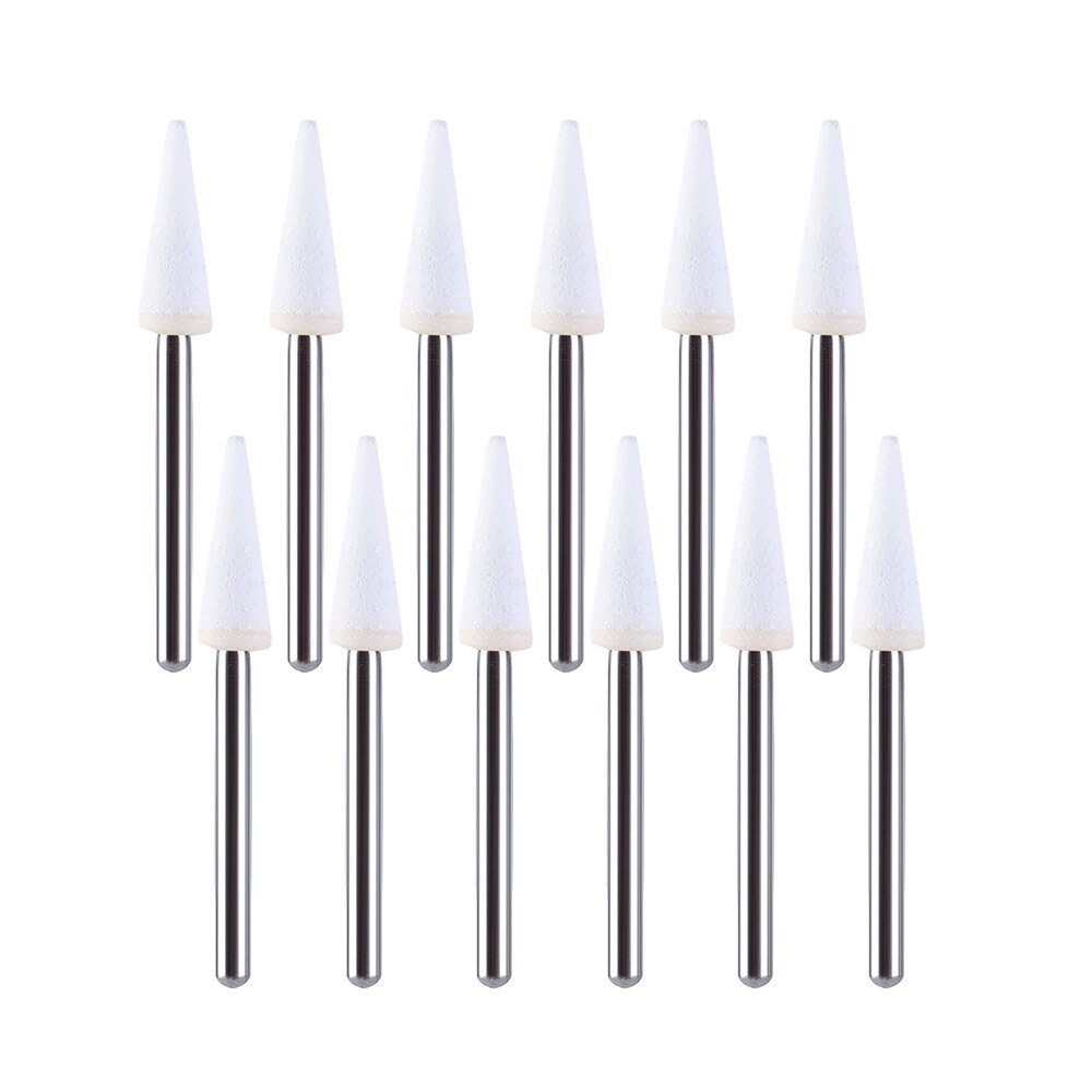 12 Teile/schachtel Zahn Flamme Weiß Stein Polieren FG Bohrer FL2 Abrieb Punkt Bur passen hoch Geschwindigkeit Handstück 1,6mm Zahnarzt werkzeuge: CN1