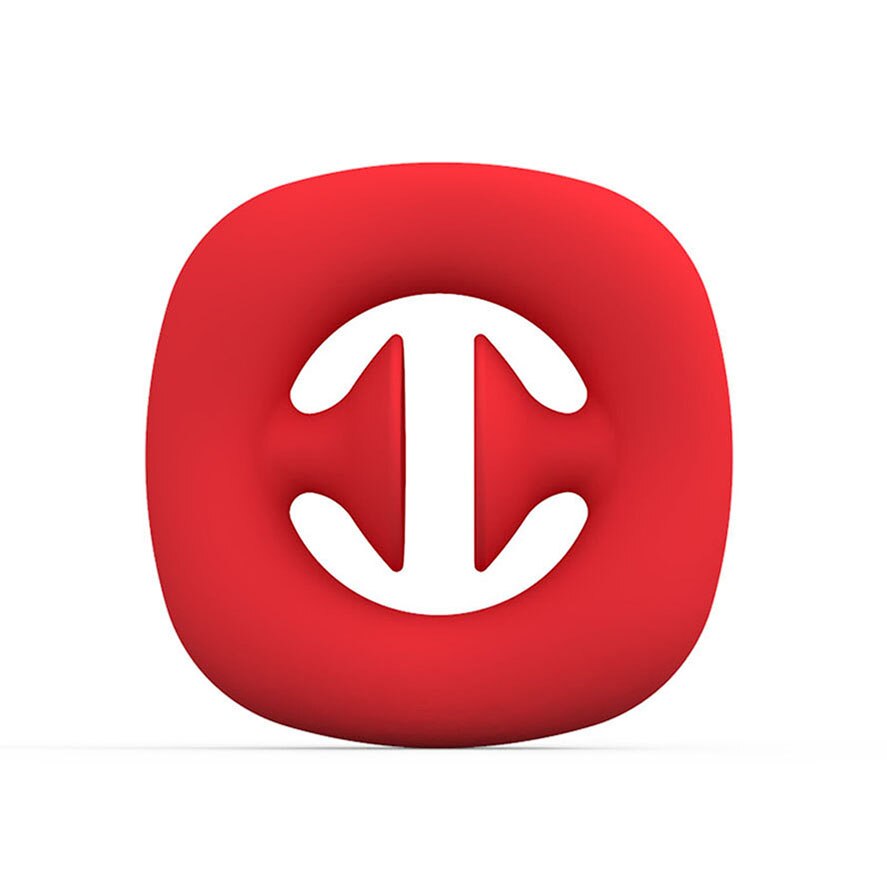 Anti Stress Fidget Toy Finger Hand Grip Simple Dimple Stress Reliever Adult Child Brinquedos Toys Decompression: Red