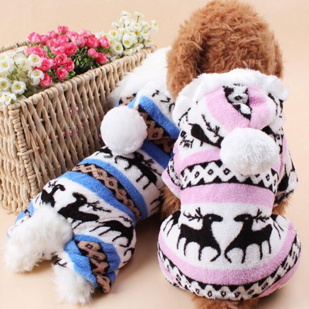 Weiche Warme Vlies Hund kleidung kostüm Yorkshire Chihuahua kleine Haustier hund Mantel