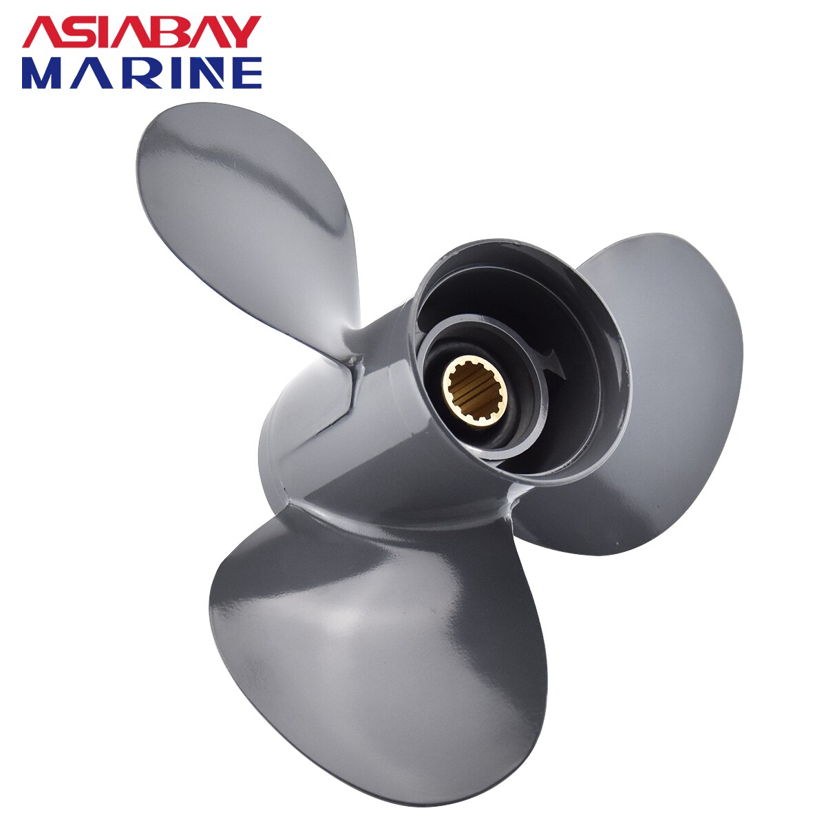Outboard Propeller For Honda 35hp 40hp 50hp 60hp 11 3/8*12 Boat Motor Aluminum Alloy Screw 3 Blade 13 Spline Marine Engine Part