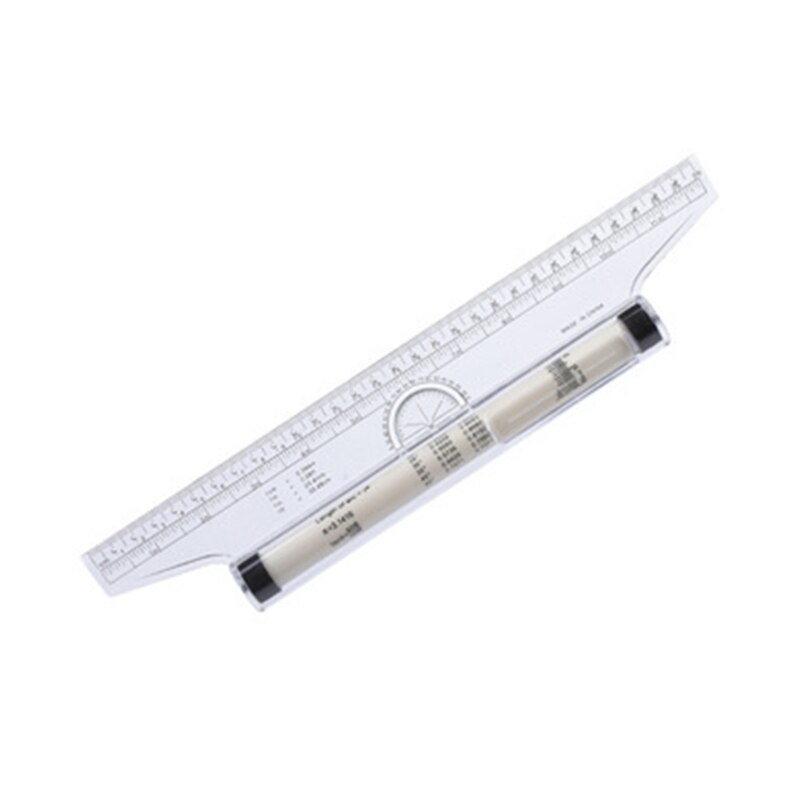 Multi-Zweck Zeichnung Parallel Roll Herrscher Ausgleich Skala Parallel Segelflugzeug für Student Schule Büro Messung Werkzeug: 30CM