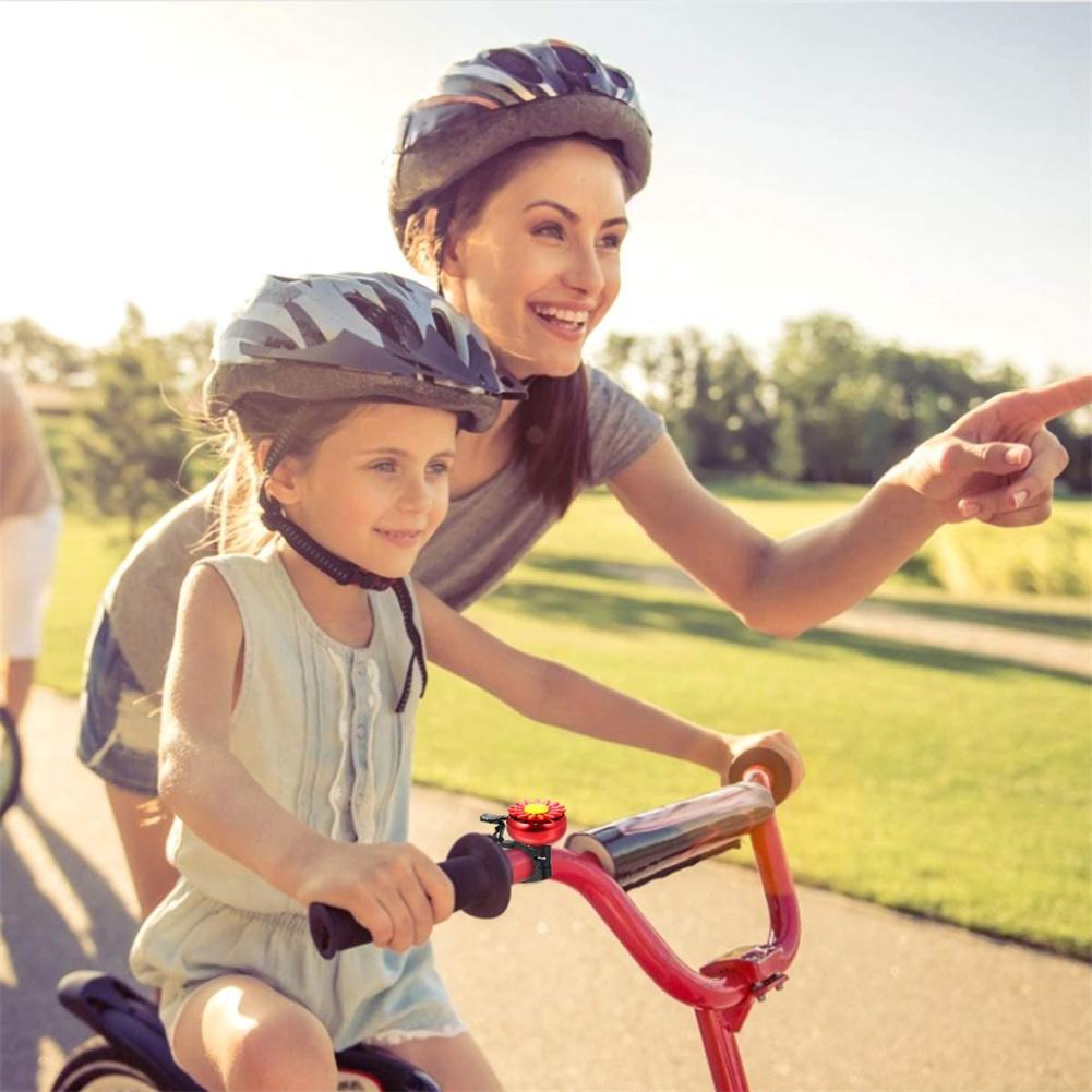 Multi-color Kids Funny Fietsbel Daisy Zonnebloem Hoorns Fiets Kinderen Meisjes Fietsen Ring Alarm Voor Stuur Legering Plastics