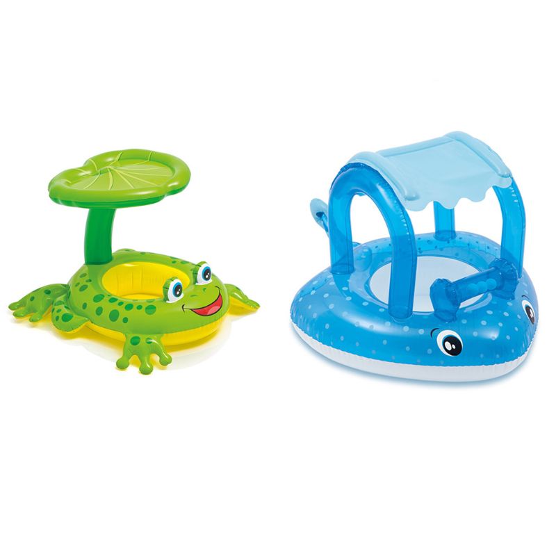 Baby Swimming Floats Swim Shade Seat Ring Summer Out Pool Toy Thicken Swimming