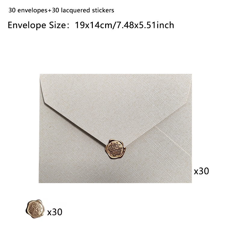 30 sztuk/partia koperty na zaproszenia ślubne biznes wysokiej jakości 250g 17.5x12.5cm tekstura papierowe artykuły papiernicze torba robić przechowywania: Ciemnoniebieski
