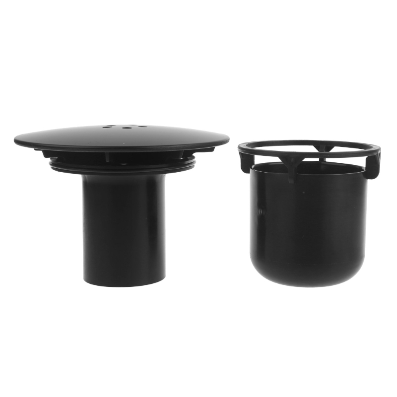Universal Bathroom Shower Trap Cover Floor Drain Cover Replacement Plastic Shower Plughole Cover Easy to Install