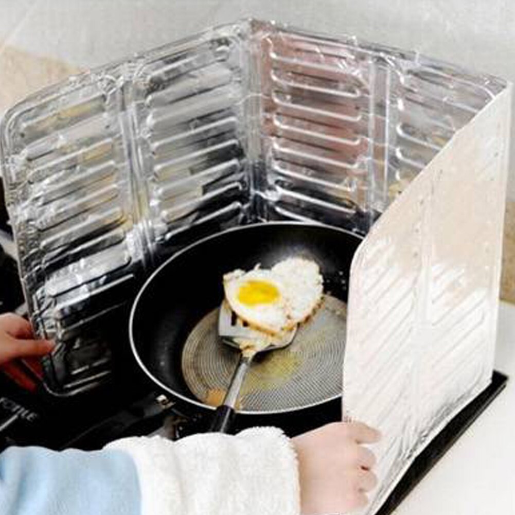 Panneau anti-brûlure pour cuisinière à gaz, accessoire de cuisine, feuille d&#39;aluminium, protection contre les éclaboussures d&#39;huile de cuisine