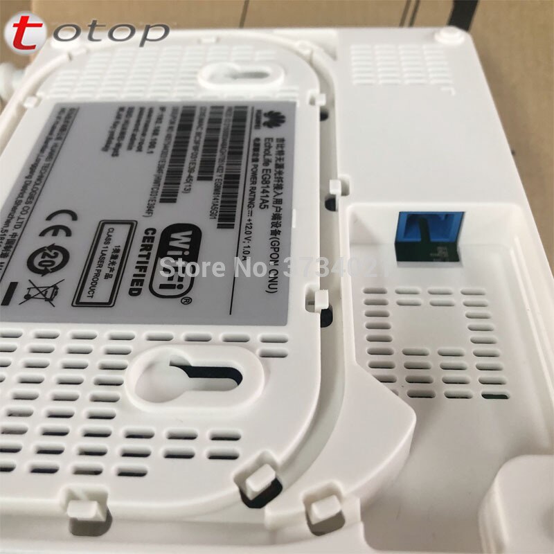 Model Huawei EG8141A5 1GE 3FE ont with router wifi gpon SC APC interface onu modem same function as HG8546M HS8545M5: SC UPC Blue