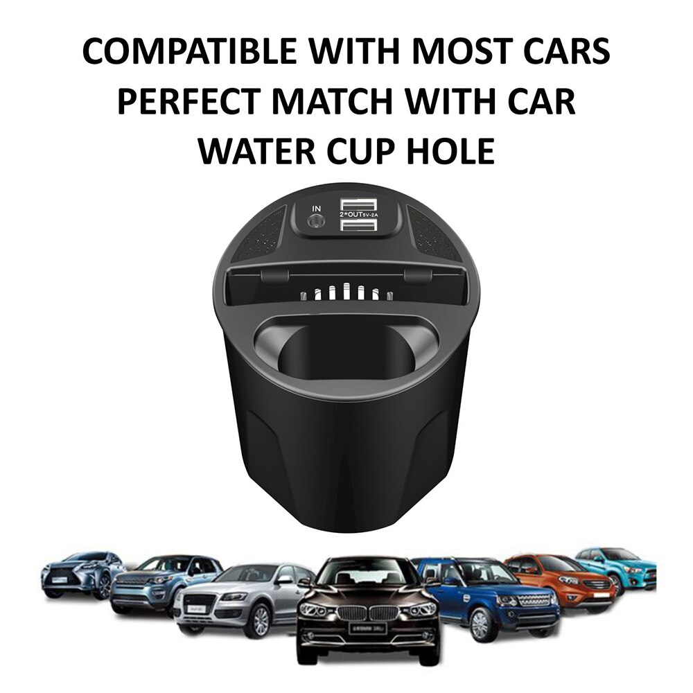 QI Fast Wireless Car Charger Cup For IPhone 12 11 Pro Max XS XR 8 Plus Wireless Charging Holder For Samsung S21 S20/Note10