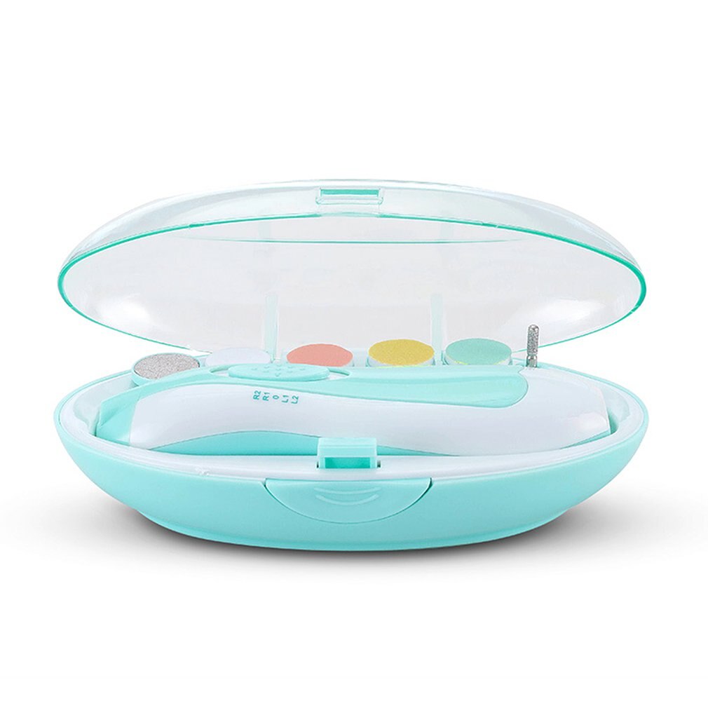 Portátil elétrico seguro cortador de tosquiadeira de unhas bebê aparador manicure pedicure clipper tesoura crianças infantil bebê cortador cuidados com as unhas