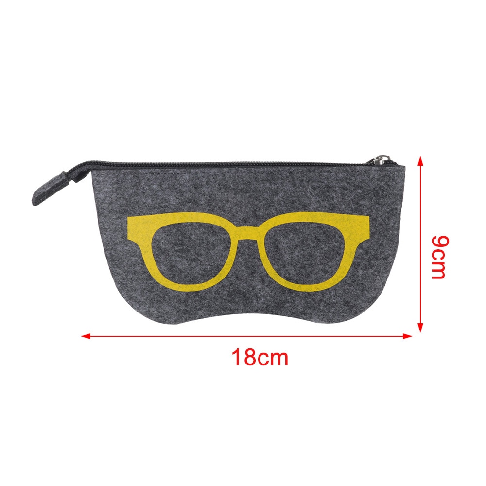 Sunglasses Case Men Wool Felt Cloth Women Glasses Case Package Eyeglasses Box Bag Protection Eyewear Accessoires