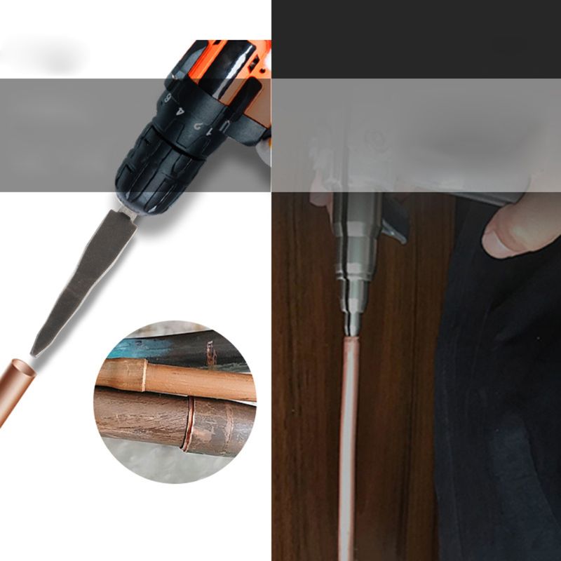 Copper Pipe Swaging Tool Cross Screwdriver Drill Bit Aluminum Tube Expander DIY 11UA