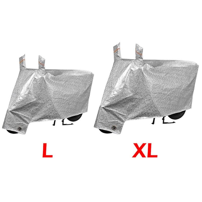 Motorcycle Cover Rain Dust-proof Flocking Thicken Cover Rain Snow UV Protector Night Light Warning Reflective Safety Clothing