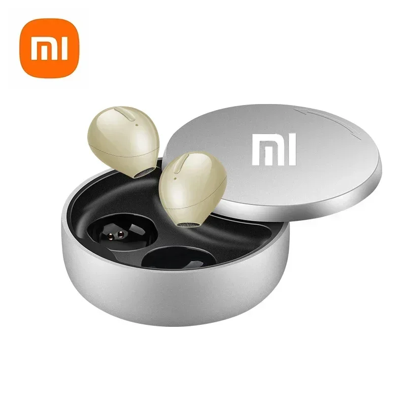 Xiaomi Invisible Earbuds Wireless Bluetooth Earphones in Ear Mini Discreet Small Tiny Earpiece Portable Sleep Headphones Hidden: GRAY