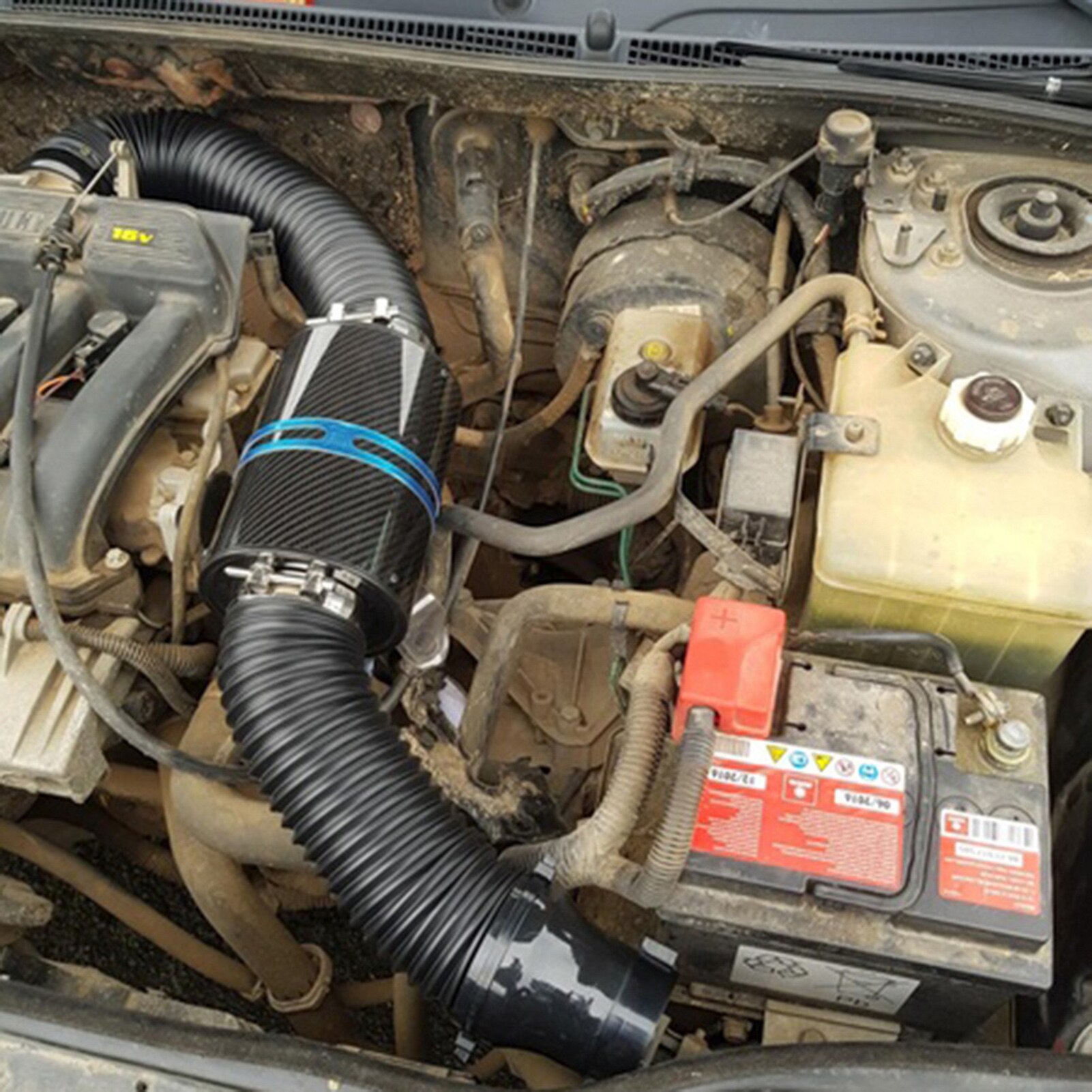 Car Modified Parts Air Filter Mushroom Head Intake Pure Carbon Fiber Bellow Car Air Filter Car Cold Air Filter Induction Kits