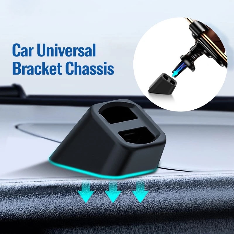 Soporte de cargador inalámbrico para coche universal, clip de salida de aire para teléfono móvil