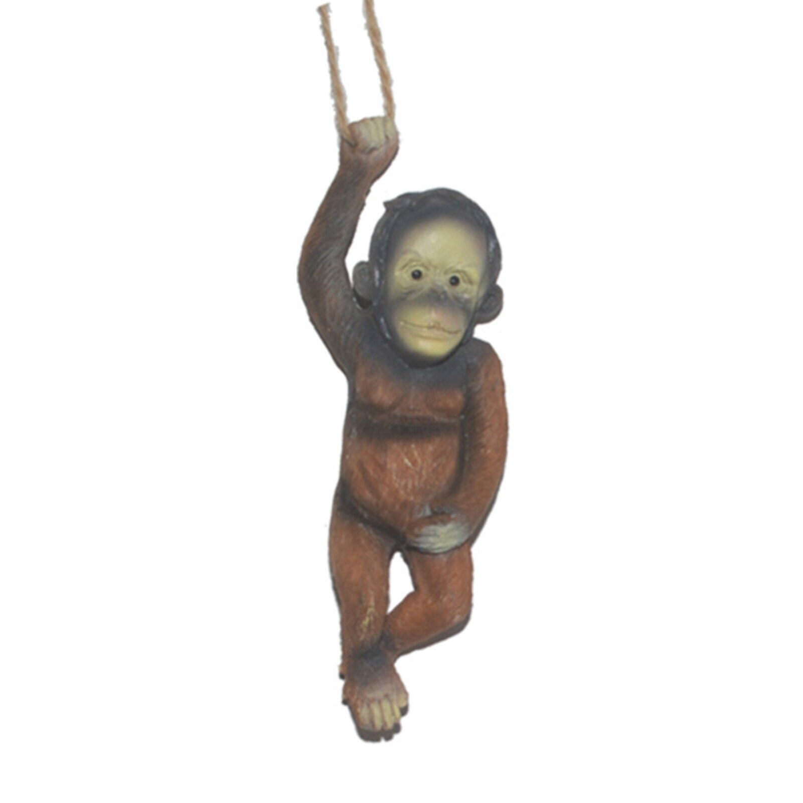 Cute Monkey Statue Hand Painted Resin Crafts Outdoor Micro Landscape Decoration for Garden Courtyard NIN668