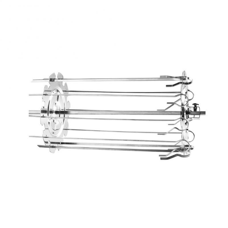 Set BBQ Grill Cage, Steel Metal Rotisserie Skewers Needle Cage Oven Kebab Maker Grill Oven For BBQ Tools Kitchen Accessories: 20CM