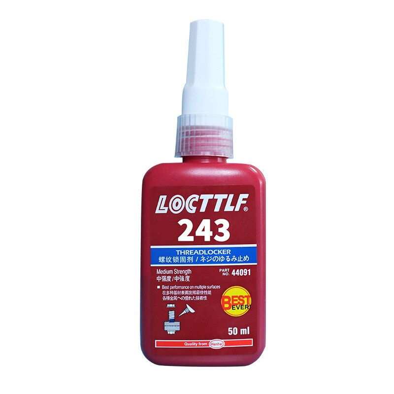 242 243 271 272 290 277 50ML/10ML retenedor cilíndrico bloqueo adhesivo Metal tornillo anaeróbico adhesivo ambiente pegamento: 50g 243